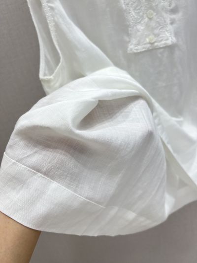Chanel V-Neck Sleeveless Pants in White