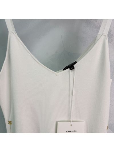 Chanel V-Neck Sleeveless Top