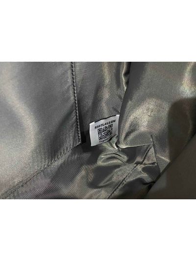 Chloe Medium Woody Nylon Top Handle Shoulder Bag Grey - Detail view 8