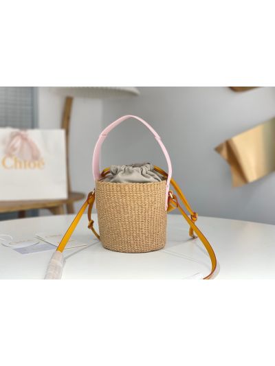 Chloe Small Natural Fibers Woody Basket Bag - Detail view 5