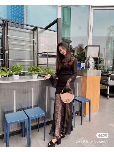 Chloe Small Pink Leather Marcie Chain Top Handle Flap Shoulder Bag - Detail view 9