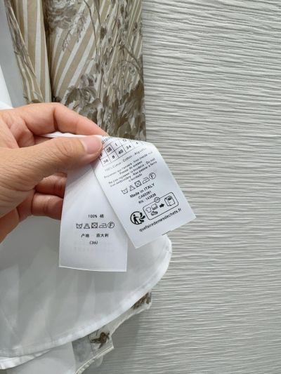Dior Belted Button-Front Dress in Beige