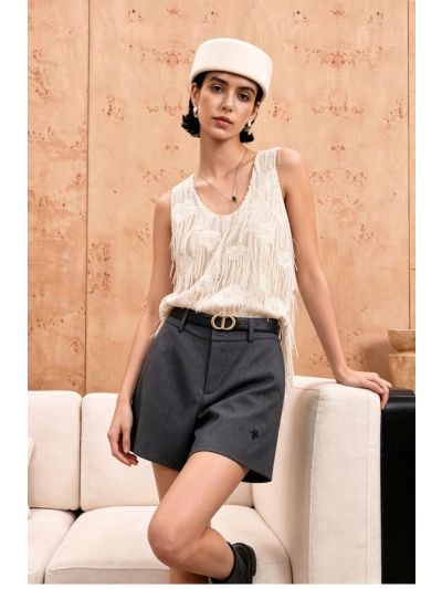 Dior Belted Embroidered Pants