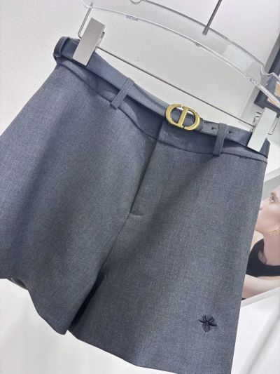 Dior Belted Embroidered Pants