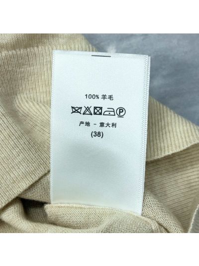Dior Crew Neck Short Sleeve Knit Top