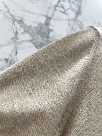 Dior Crew Neck Short Sleeve T-Shirt in Beige