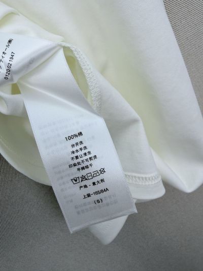 Dior Crew Neck Short Sleeve T-Shirt in White