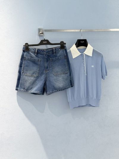Dior Denim Cargo Pants in Blue