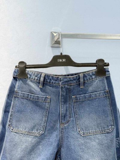 Dior Denim Cargo Pants in Blue