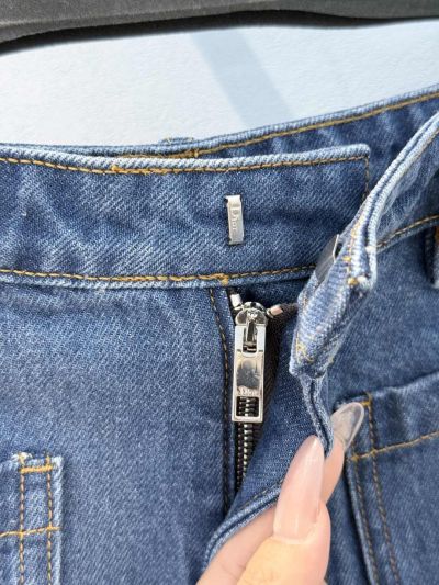 Dior Denim Cargo Pants in Blue