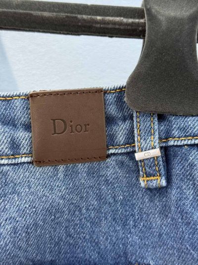 Dior Denim Cargo Pants in Blue