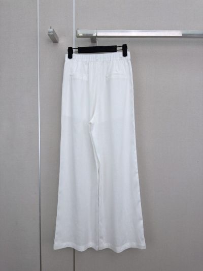 Dior Embroidered Linen Set in White