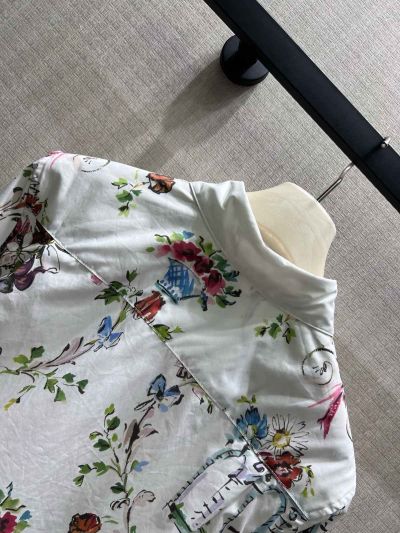 Dior Floral Long Sleeve Shirt in Multicolor