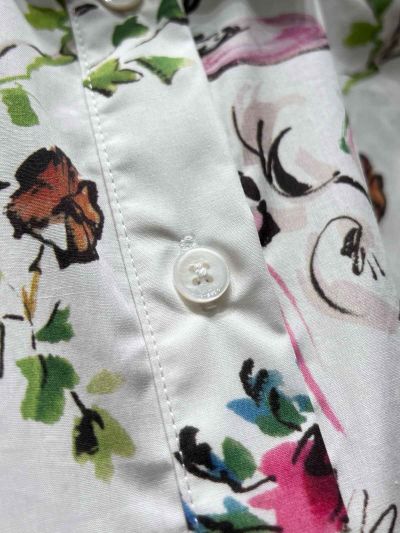 Dior Floral Long Sleeve Shirt in Multicolor