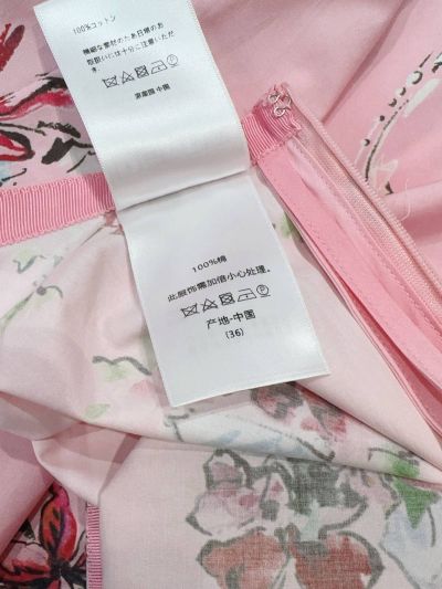 Dior Floral Pleated Skirt in Multicolor