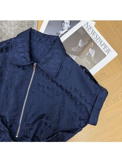 Dior Jacquard Belted Dress