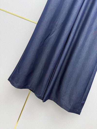 Dior Jacquard Denim Pants in Navy