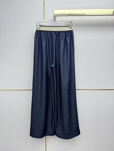 Dior Jacquard Denim Pants in Navy