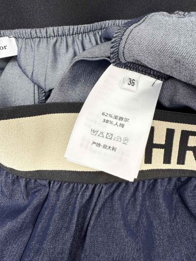 Dior Jacquard Denim Pants in Navy