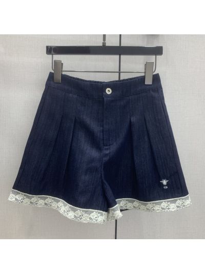 Dior Lace Denim Set in Navy