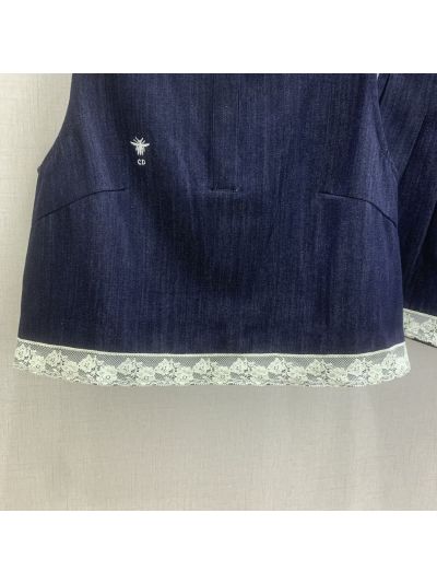 Dior Lace Denim Set in Navy