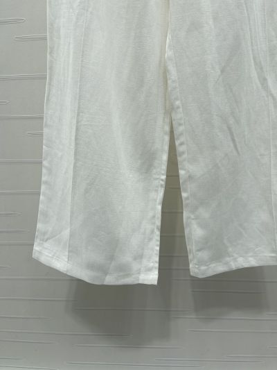 Dior Linen Button-Front Pants