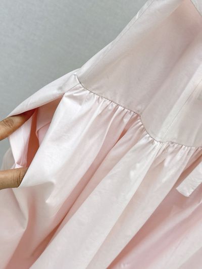 Dior Maxi Lace Dress in Pink