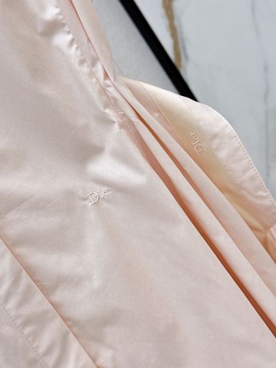 Dior Maxi Short Sleeve Dress in Peach
