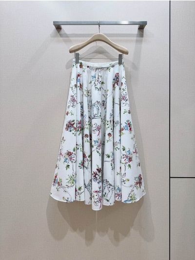 Dior Pleated Skirt in Multicolor