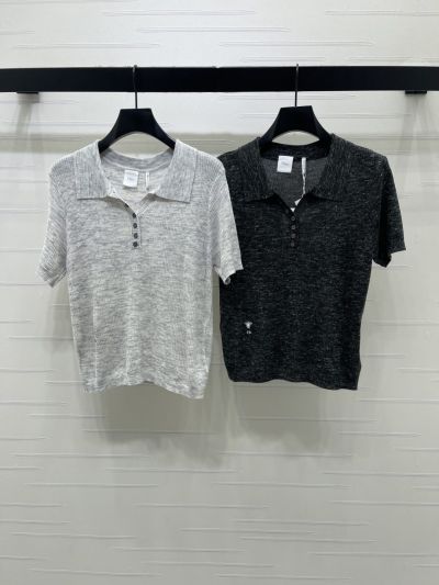 Dior Short Sleeve Embroidered Shirt in Grey