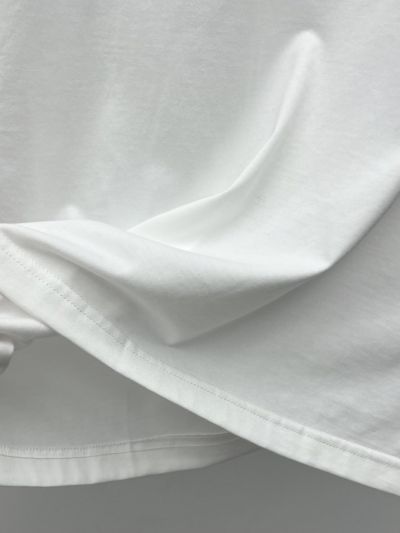 Dior Short Sleeve Embroidered T-Shirt in White
