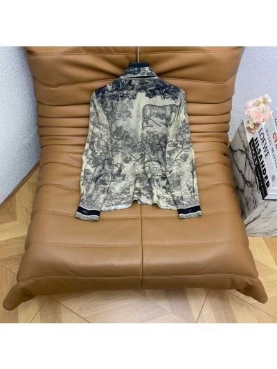 Dior Silk Bow Shirt in Multicolor