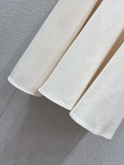 Dior Silk Sleeveless Dress in White