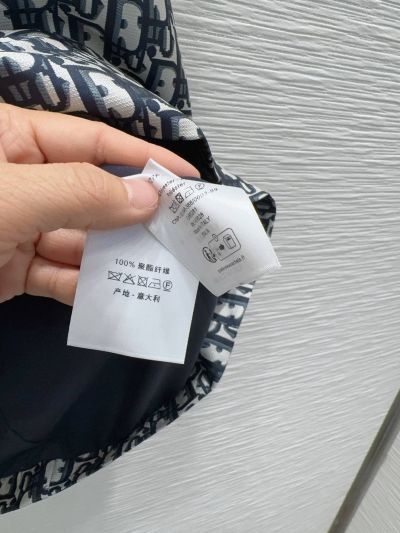 Dior Sleeveless Midi Dress in Navy and White