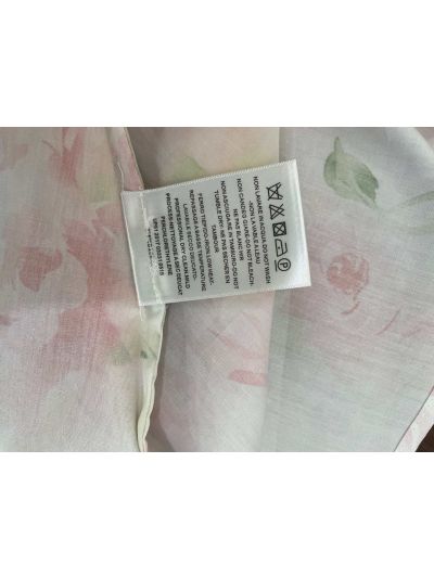 Dior Turn-Down Collar Floral Dress in Multicolor