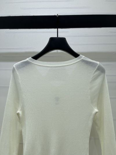 Dior V-Neck Long Sleeve T-Shirt