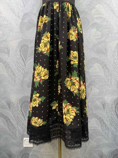 Dolce & Gabbana Stand Collar Short Sleeve Dress in Multicolor