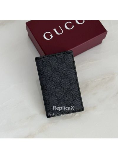 Gucci Essence Classic Card Case 876421 in Grey/Black