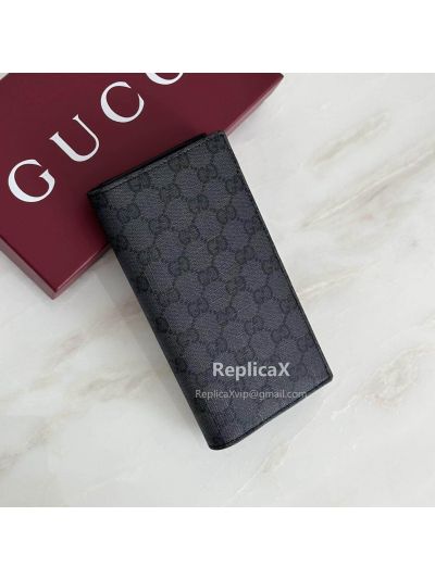Gucci Essence Classic Long Wallet 876441 in Grey/Black