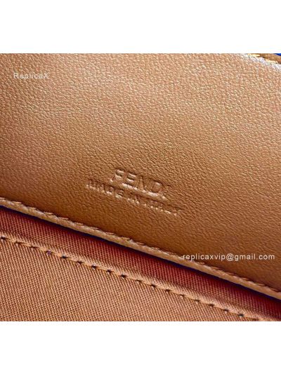 Fendi Baguette Phone Pouch Shoulder Bag Brown Leather 8620C Brown 2523733