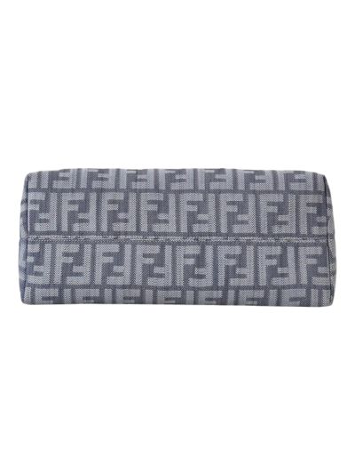 Fendi By The Way Medium Blue FF Denim Fabric Shoulder Crossbody Bag A8665BL Blue 2523594