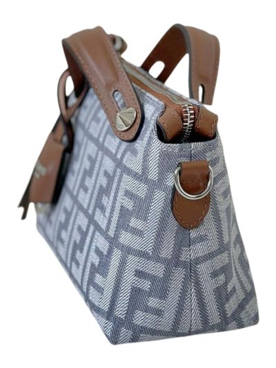 Fendi By The Way Mini Blue FF Denim Fabric Shoulder Crossbody Bag A8665Bs Blue 2523595