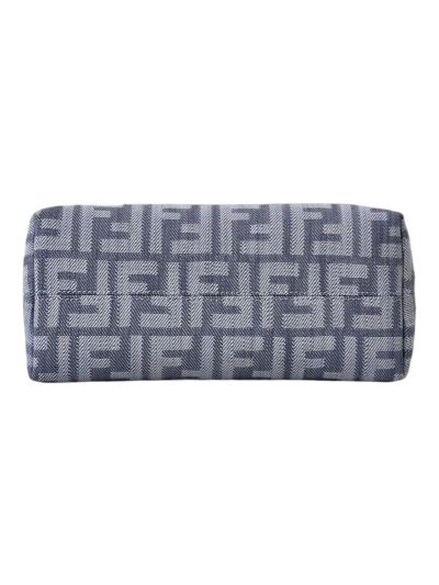 Fendi By The Way Mini Blue FF Denim Fabric Shoulder Crossbody Bag A8665Bs Blue 2523595