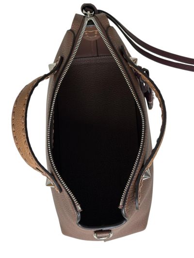 Fendi By The Way Selleria Medium Shoulder Crossbody Bag Dark Brown 8668M Brown 866 2523570