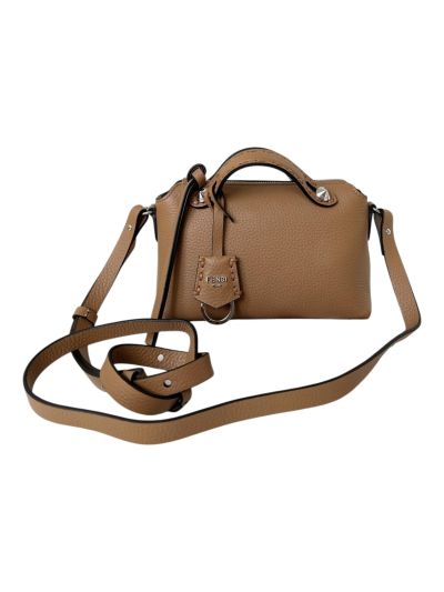 Fendi By The Way Selleria Mini Shoulder Crossbody Bag Beige 8668s