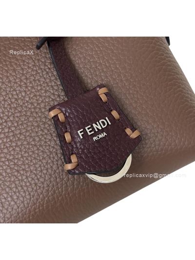 Fendi By The Way Selleria Mini Shoulder Crossbody Bag Dark Brown 8668s Brown 866 2523571
