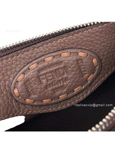 Fendi By The Way Selleria Mini Shoulder Crossbody Bag Dark Brown 8668s Brown 866 2523571
