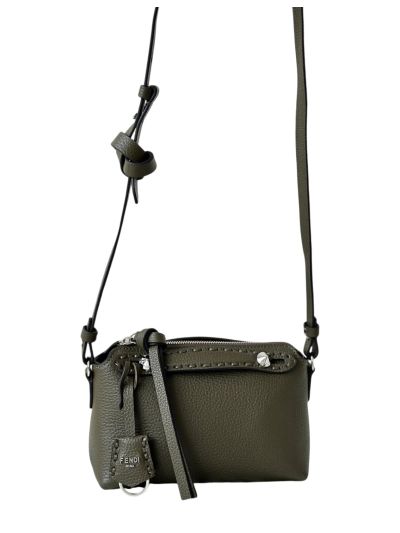 Fendi By The Way Selleria Mini Shoulder Crossbody Bag Dark Green 8668s Green 866 2523741
