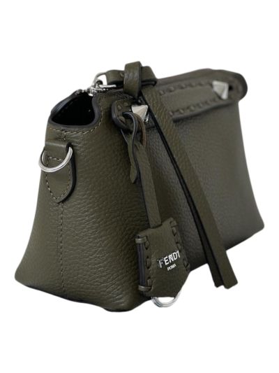 Fendi By The Way Selleria Mini Shoulder Crossbody Bag Dark Green 8668s Green 866 2523741