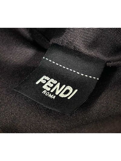Fendi Fendigraphy Mini Shoulder Crossbody Bag Blue FF Jacquard Canvas 80155A Blue 2523640